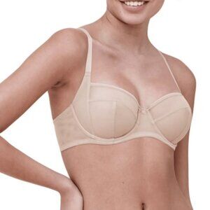 Skarlett Blue ! Women's Spellbound Sheer Side Support Bra 336212(32/C)